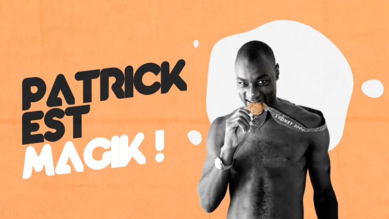 Canal+ En Consultation - Portrait de Patrick Mboma (mixed medias) 