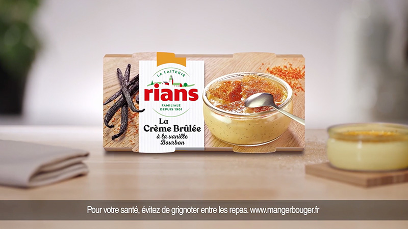 Rians - spot pub crème brûlée