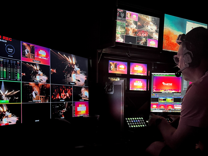 2026 - Backstage régie livestream - fête de la musique Roanne - landscape
